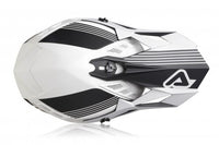 Casco cross Acerbis X-Track bianco/nero opaco