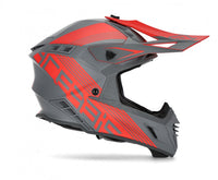 Casco cross Acerbis X-Track grigio/rosso opaco