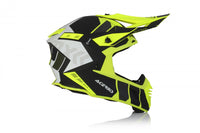 Casco cross Acerbis X-Track nero/giallo fluo opaco