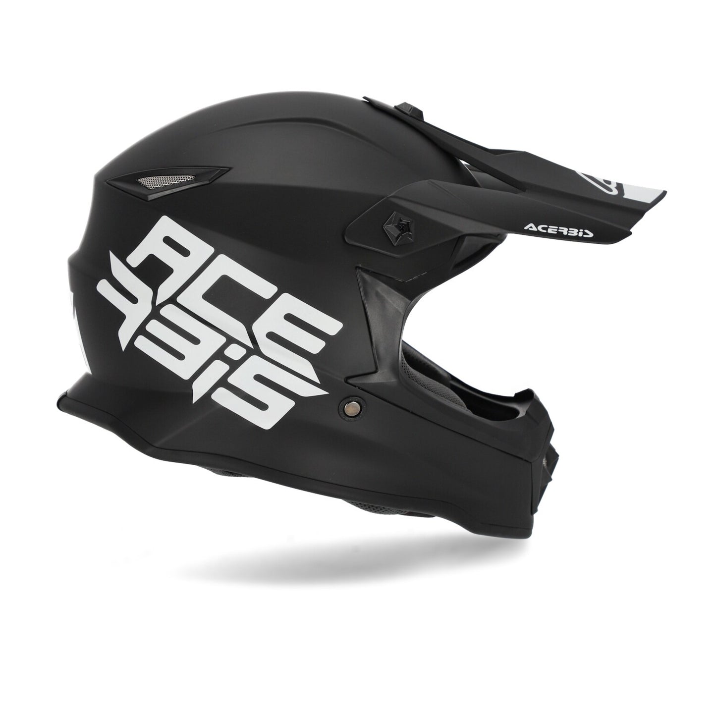 Casco cross bambino Acerbis Steel Kid Nero