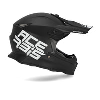 Casco cross bambino Acerbis Steel Kid Nero
