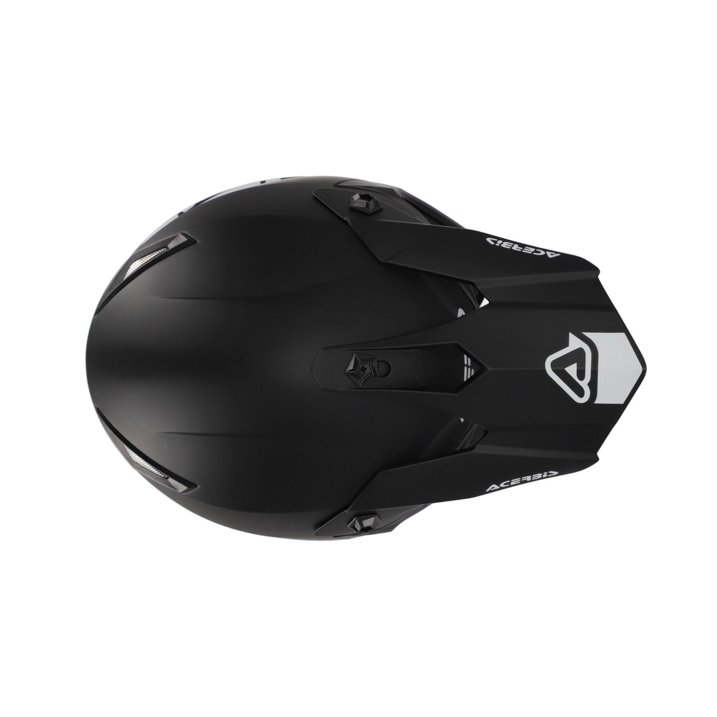 Casco cross bambino Acerbis Steel Kid Nero