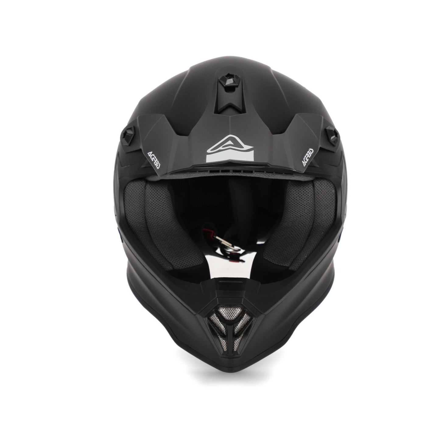 Casco cross bambino Acerbis Steel Kid Nero