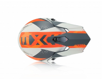 Casco cross bambino Acerbis Steel Kid Arancio/Grigio