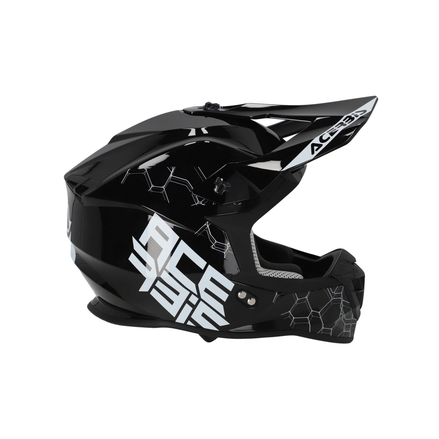 Casco cross Linear 22.06 Nero LUCIDO ACERBIS