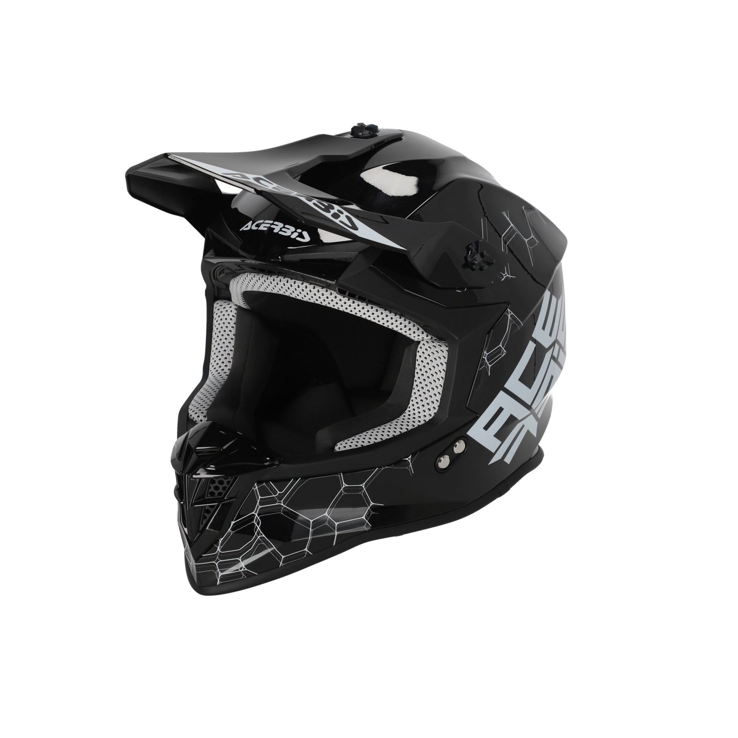 Casco cross Linear 22.06 Nero LUCIDO ACERBIS