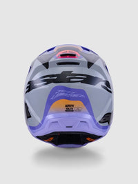 Casco cross SM3 Jettson Alpinestars Viola/Grigio/Nero Lucido