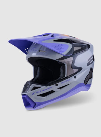 compare product Casco cross SM3 Jettson Alpinestars Viola/Grigio/Nero Lucido