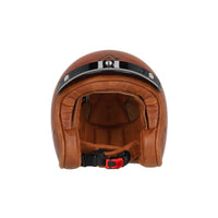 Casco demi jet Acerbis Skodela MARRONE