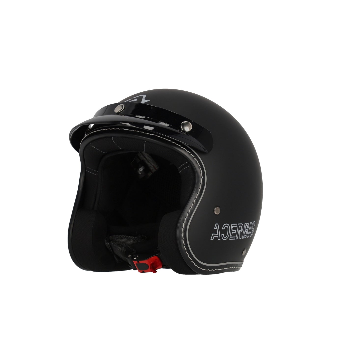 Casco demi jet Acerbis Skodela NERO OPACO