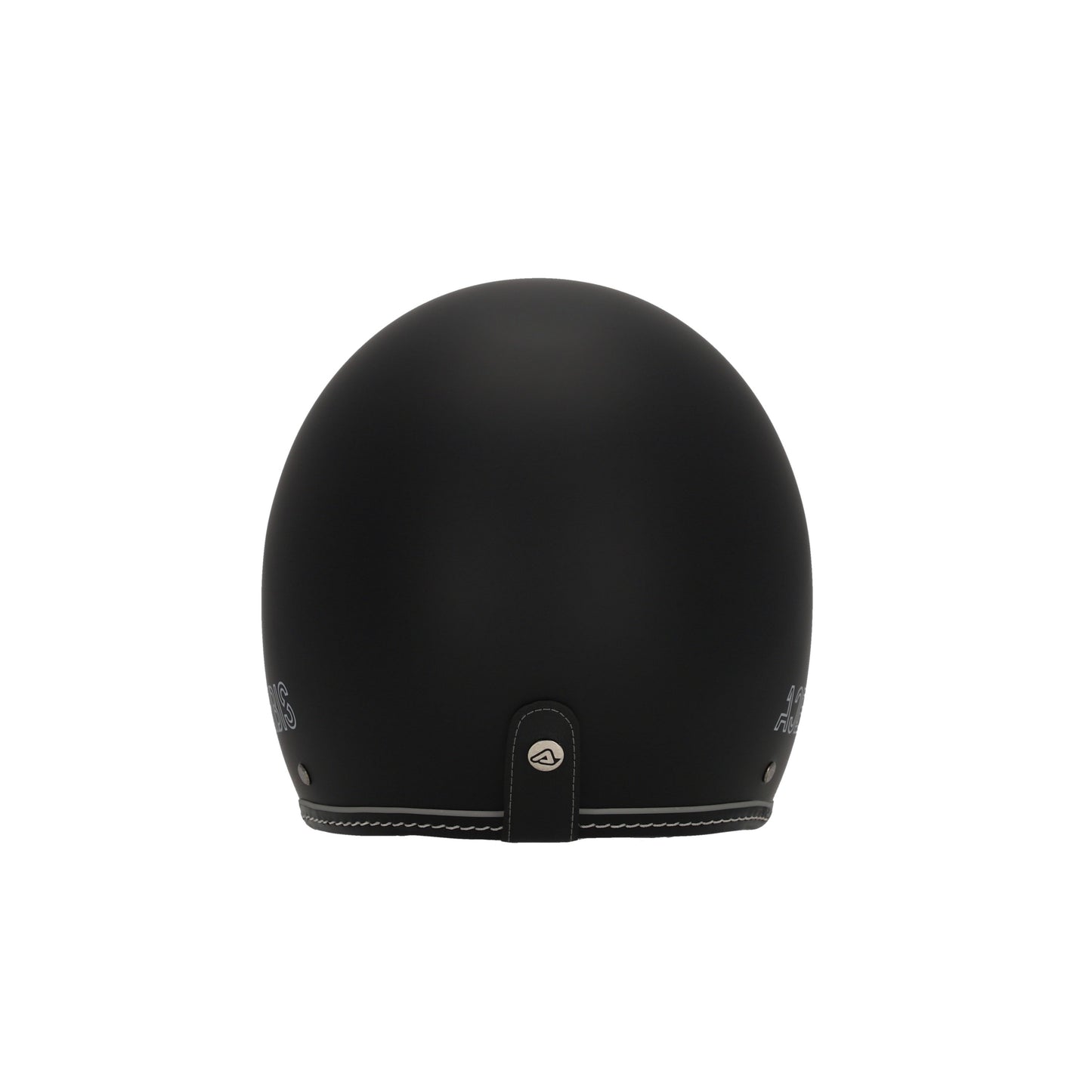Casco demi jet Acerbis Skodela NERO OPACO