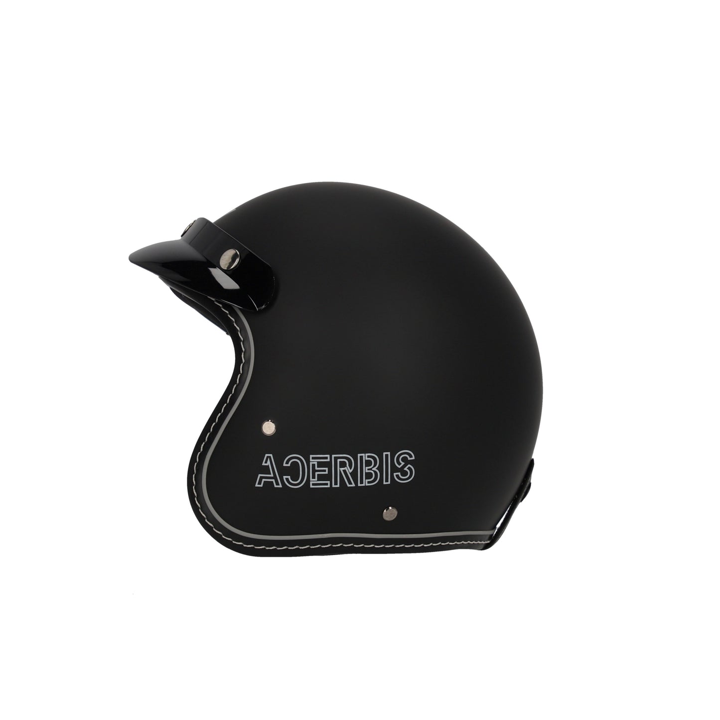 Casco demi jet Acerbis Skodela NERO OPACO