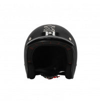 Casco demi jet Acerbis Skodela nero/grigio opaco