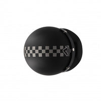 Casco demi jet Acerbis Skodela nero/grigio opaco