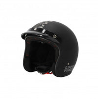 Casco demi jet Acerbis Skodela nero/grigio opaco
