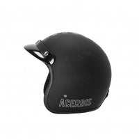 Casco demi jet Acerbis Skodela nero/grigio opaco