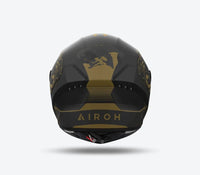 CASCO INTEGRALE AIROH CONNOR TITAN MATT NERO OPACO/ORO OPACO