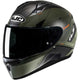 Casco INTEGRALE HJC C10 INKA VERDE MILITARE OPACO