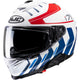 Casco INTEGRALE HJC I71 SIMO BIANCO/ROSSO/BLU MC21SF