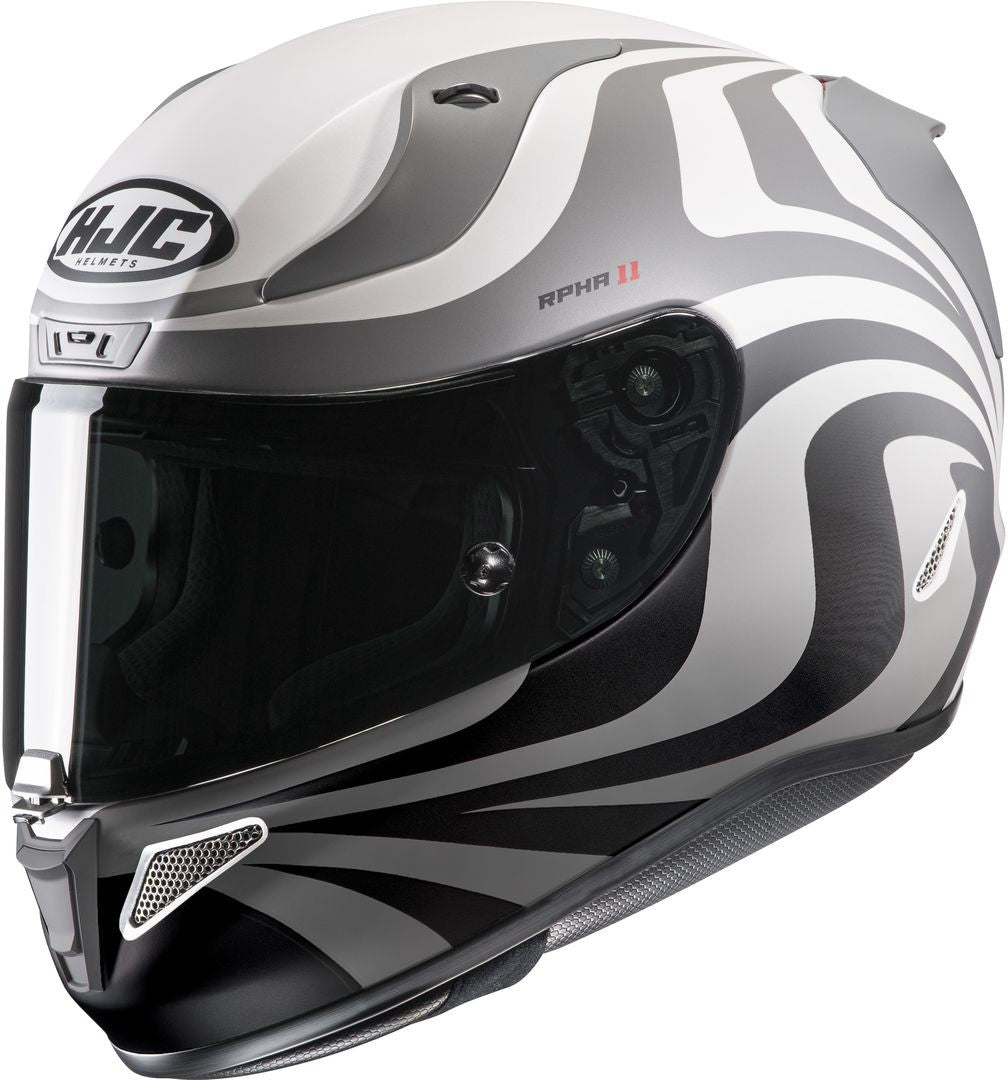 Casco INTEGRALE HJC RPHA 11 ELDON BIANCO/GRIGIO OPACO MC10SF