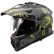 CASCO INTEGRALE TOURING PIONEER II CRAZY NERO-GIALLO LS2