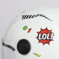 Casco jet bambino Brezza Kid Bianco Acerbis