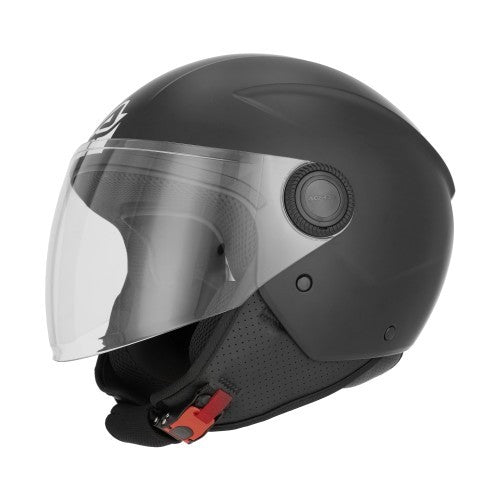 Casco jet bambino Brezza Kid Nero Acerbis