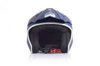 Casco jet con tesa Acerbis Jet Aria Blu