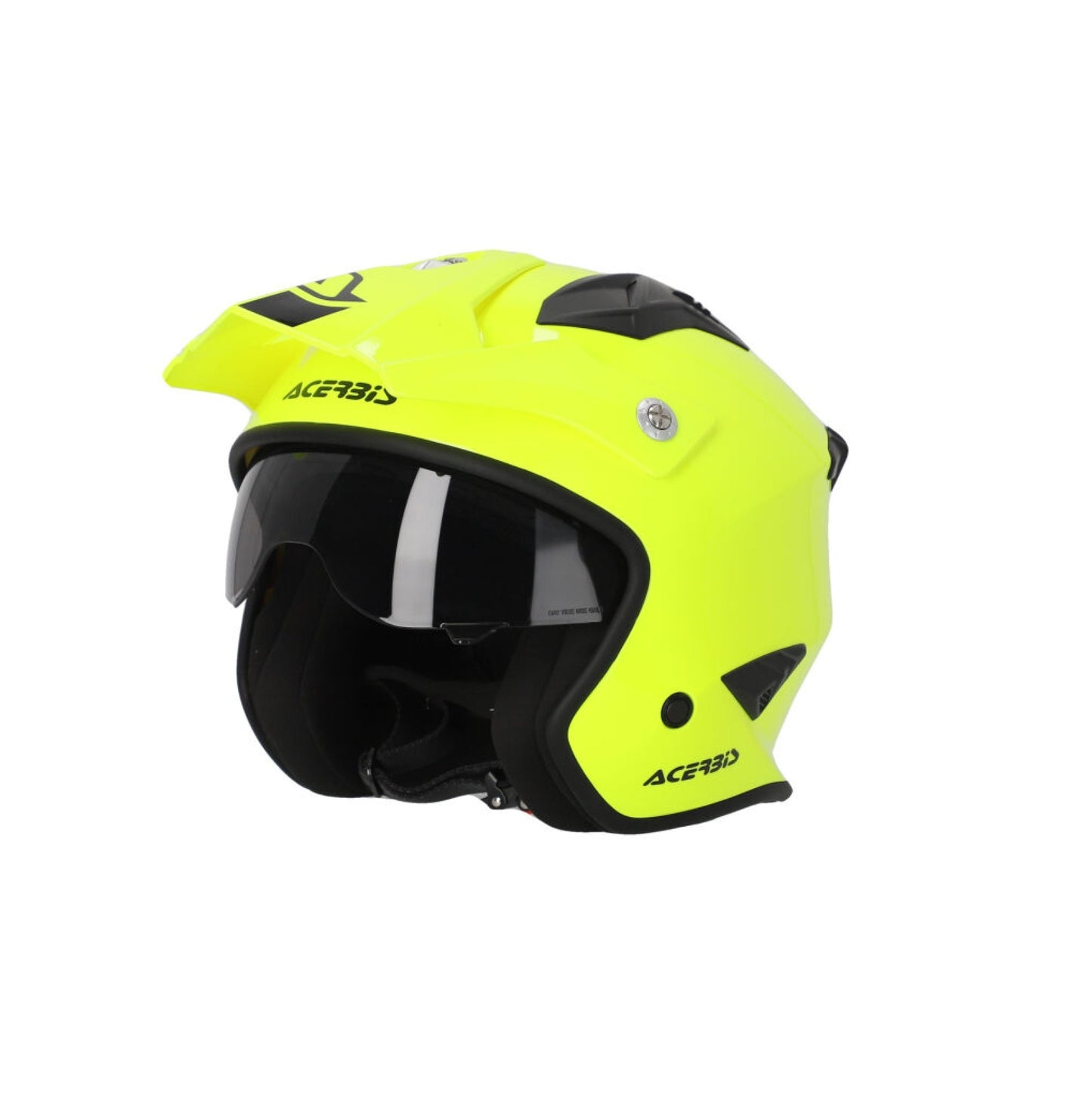 Casco jet con tesa Jet Aria 22.06 Giallo Acerbis
