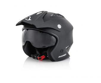 compare product Casco jet con tesa Jet Aria 22.06 Nero Opaco Acerbis