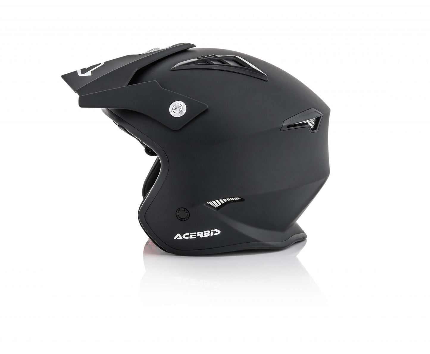 Casco jet con tesa Jet Aria 22.06 Nero Opaco Acerbis