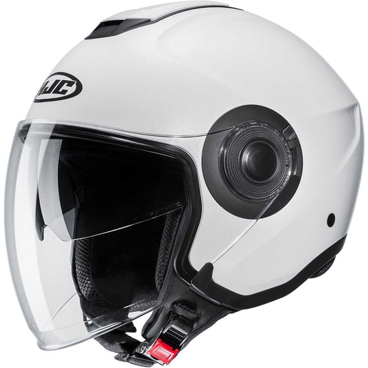 Casco jet HJC i40N Bianco perla opaco