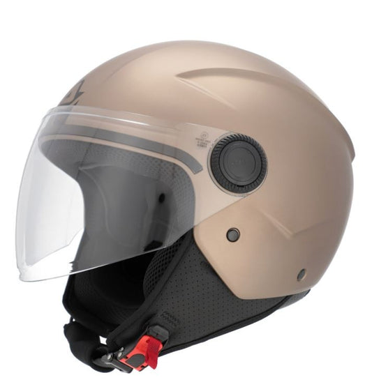 Casco jet Marrone metallizzato Brezza Acerbis