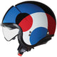 Casco Jet N21 Nolan 06 BICROMO 345 Nero/Blu/Rosso