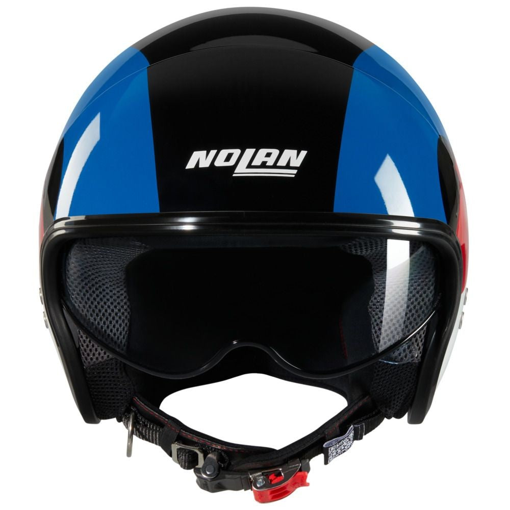 Casco Jet N21 Nolan 06 BICROMO 345 Nero/Blu/Rosso