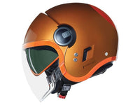 Casco Jet N21 Nolan VISOR 06 OCIO 348 Ocra/Arancione Lucido