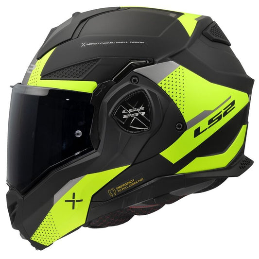CASCO MODULARE RIBALTABILE FF901 ADVANT X OBLIVION GIALLO/NERO OPACO LS2