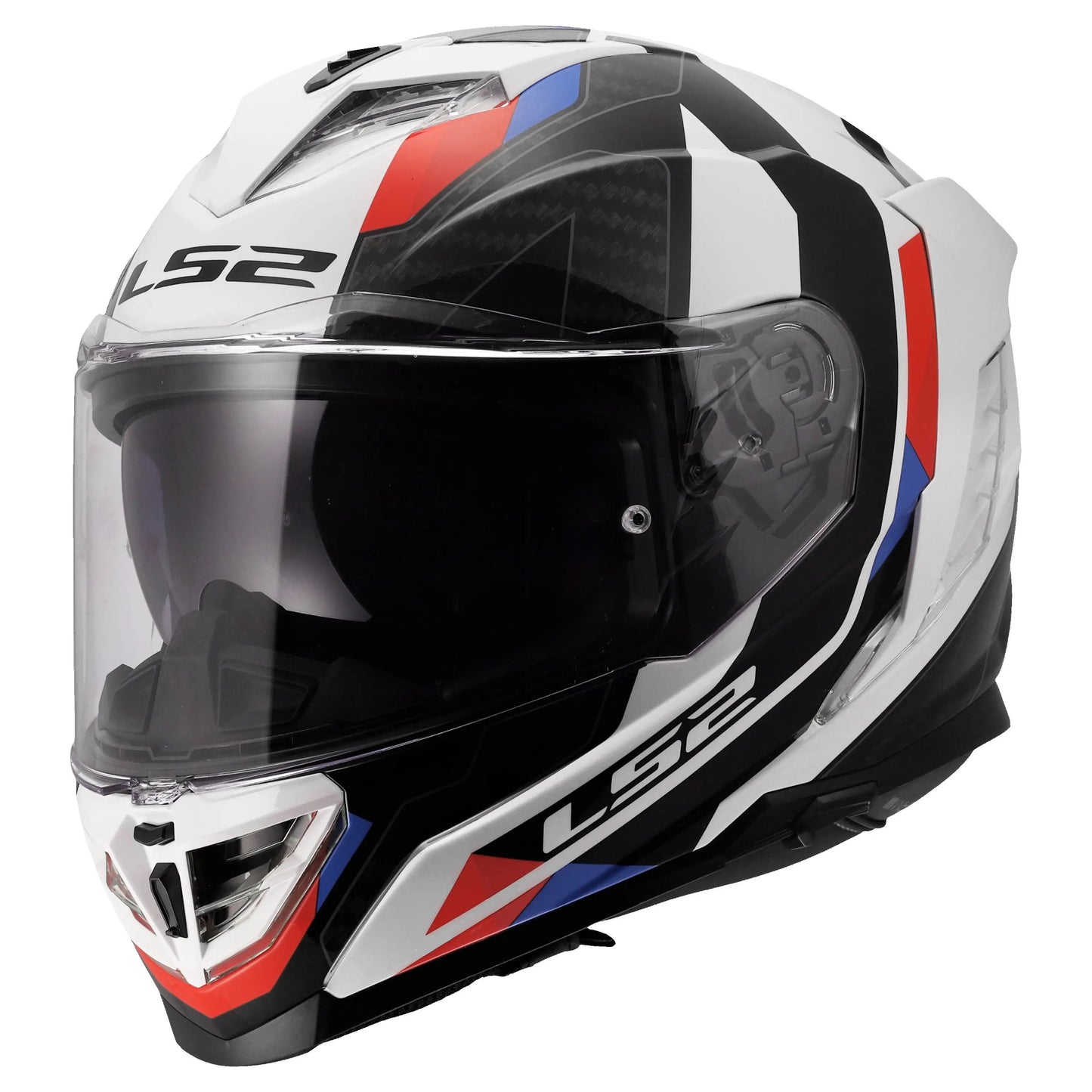 CASCO INTEGRALE FF818 STORM III SPORTY BIANCO-BLU-ROSSO