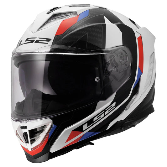 CASCO INTEGRALE FF818 STORM III SPORTY BIANCO-BLU-ROSSO