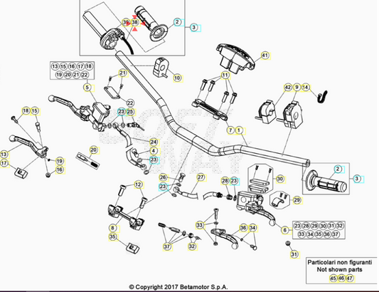 Cavo comando gas Beta Xtrainer 250-300 2015/2025