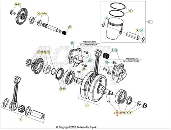 compare product Chiavetta 3.5 Lato Volano Beta RR 2T-4T (2010-2026) - Xtrainer (2015-2026) OEM 1246020000
