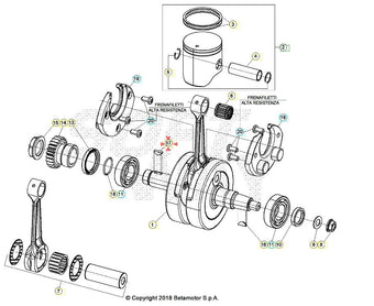 compare product Chiavetta 4.5 lato frizione RR 125-200-250-300 2T 2013/2025 - CROSS RX 300 2T