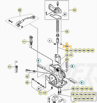 CLIP CARBURATORE KEIHIN Beta RR 2T 125-200-250-300 2013/2024