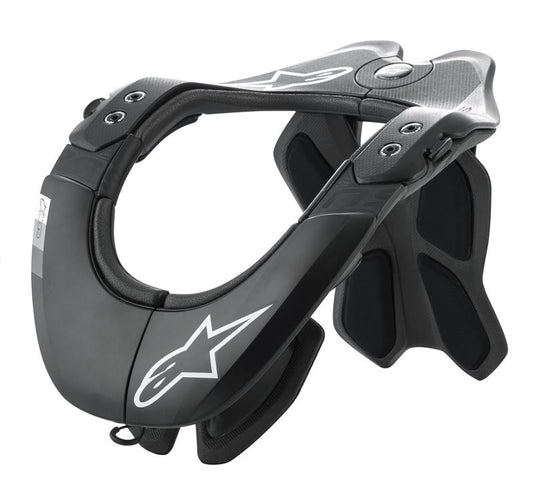 Collare BNS PRO Neck Support Nero Bianco Alpinestars
