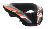 Collare cross bambino Sequence Neck Roll Nero Arancio Alpinestars