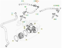 Connettore tubo benzina Beta RR 4T 350 2015/2026 - RR 4T 390-430-480 2016/2026 - RX 4T 2024/2026