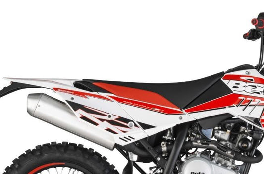COPERTINA SELLA BETA RR 125 4T LC 2013/2020 NERO/ROSSO