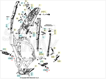 compare product Copiglia Pedana Poggiapiedi Beta RR 2T-4T (2005-2026) - Xtrainer (2015-2026) - RX 2T-4T (2023-2026) OEM 1281993000