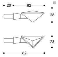 COPPIA FRECCE UNIVERSALI BARRACUDA Z-LED