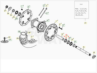 Cuscinetto Ruota Posteriore 25X47X8 Beta RR 400-450-520-525 4T (2005-2010) OEM 1299260000